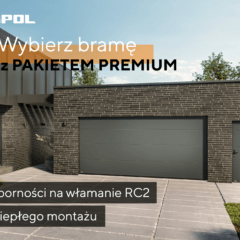 Marka KRISPOL wprowadza do oferty bramę garażową z pakietem PREMIUM