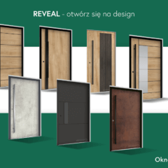 Nowe, niezwykle efektowne panele drzwiowe w kolekcji Reveal OknoPlus